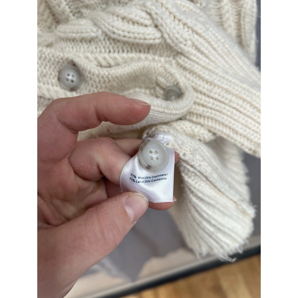 GUEST IN RESIDENCE Rossella Cable Cashmere Cardigan Sz L Wool Cashmere Womens - Picture 6 of 9